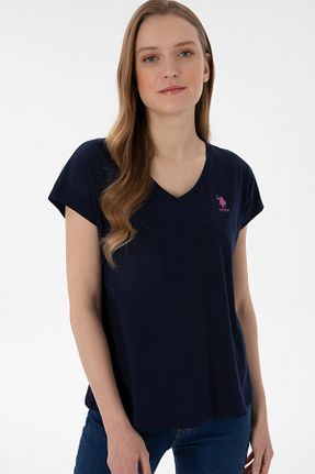 تیشرت سرمه ای زنانه رگولار U.S. Polo Assn. - کد 905057969