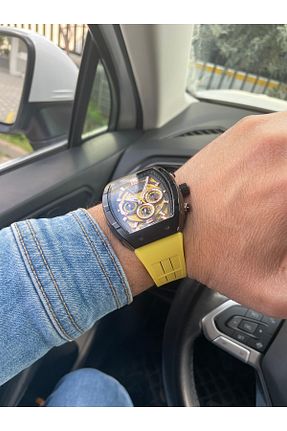 ساعت مچی زرد مردانه 45 میلی متر NAUTICAL - کد 905111184