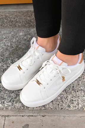کفش پیاده روی سفید زنانه پارچه ای U.S. Polo Assn. - کد 905065475
