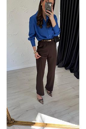 شلوار بژ زنانه بافتنی elif teke - کد 905068421