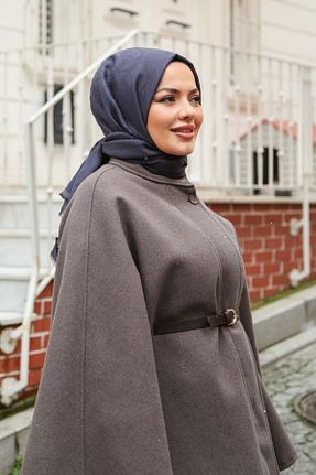 شال سرمه ای زنانه پنبه ای Armine - کد 906419269