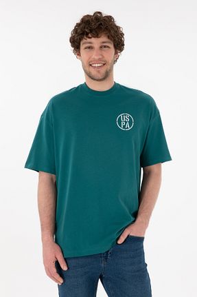 تیشرت سبز مردانه اورسایز U.S. Polo Assn. - کد 905103978