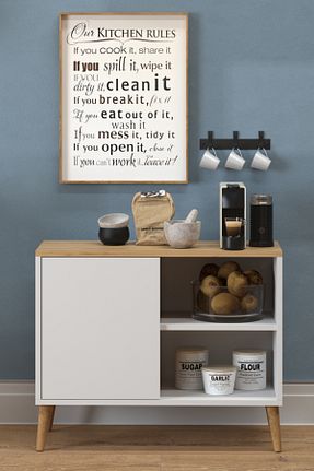 کابینت چند منظوره قهوه ای Suntalam Monte Sehpa - کد 905124904