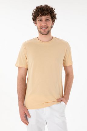 تیشرت بژ مردانه رگولار U.S. Polo Assn. - کد 905116668