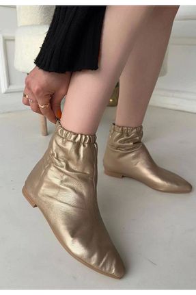 بوت / نیم بوت رنگی زنانه چرم مصنوعی KAZAX - کد 878310265