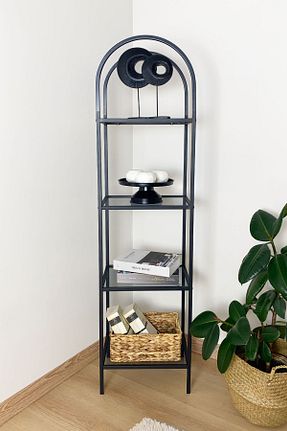 قفسه کتاب طوسی 152 سانتی متر DEKOPRATİK - کد 796424638