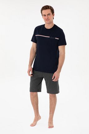ست لباس راحتی سرمه ای مردانه ساده U.S. Polo Assn. - کد 905165192