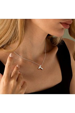 گردنبند جواهر زنانه روکش نقره Teta Collection - کد 905172643