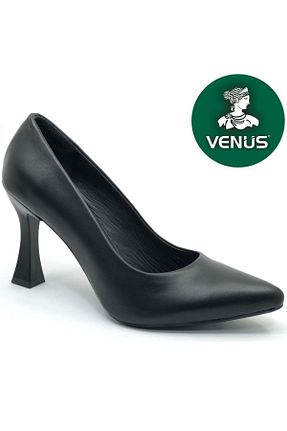 کفش استایلیتو مشکی پاشنه تخت Venüs - کد 905015313