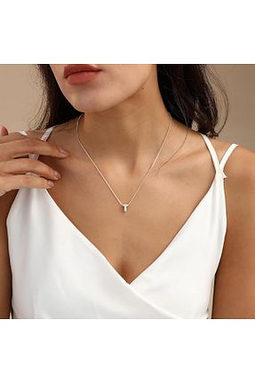 گردنبند جواهر زنانه روکش نقره Teta Collection - کد 905173744