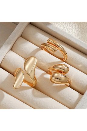 انگشتر جواهر زرد زنانه فلزی GIFTPALACE - کد 917291825