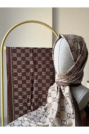شال قهوه ای زنانه Genel Markalar - کد 873254477