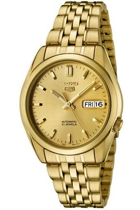ساعت مچی طلائی مردانه 36-40 میلی متر Seiko - کد 276126981
