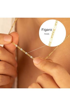 گردنبند نقره طلائی زنانه 925 عیار Dkmn Silver - کد 735342995