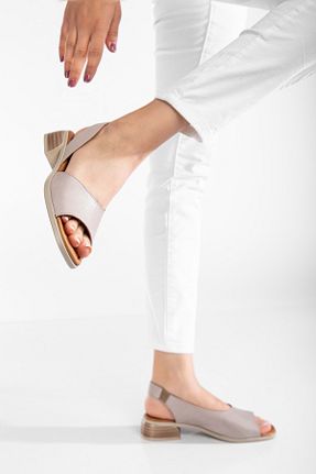 صندل زنانه پاشنه ضخیم ANALİN SHOES - کد 905287350