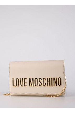 کیف پستچی بژ زنانه Love Moschino - کد 905288329