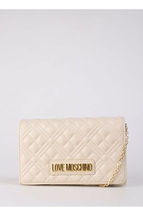 کیف پستچی بژ زنانه Love Moschino - کد 905288203