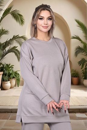 ست بالاتنه و پائین تنه بژ زنانه سوئیشرت-گرمکن NEWCO - کد 905288661