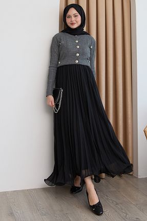 دامن حجاب مشکی زنانه رگولار InStyle - کد 905308694