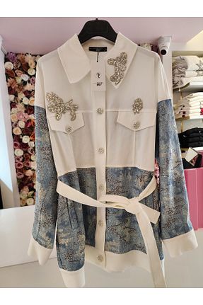 کت متالیک زنانه رگولار my312 - کد 905320561