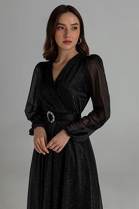 لباس مجلسی و فارغ التحصیلی مشکی زنانه Boyfriend Neşeli Butik - کد 905321295