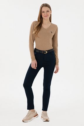 شلوار سرمه ای زنانه پارچه U.S. Polo Assn. - کد 854038182