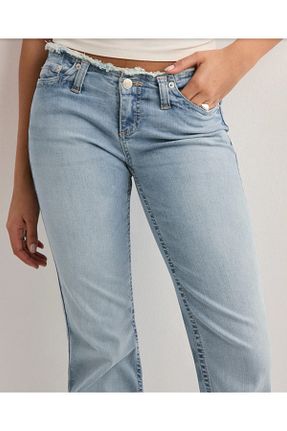 شلوار جین آبی زنانه پاچه اسپانیولی VibeGaia - کد 901915707