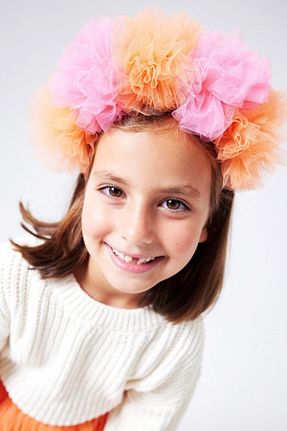 تاج صورتی بچه گانه پلاستیک Le Mabelle - کد 827812065