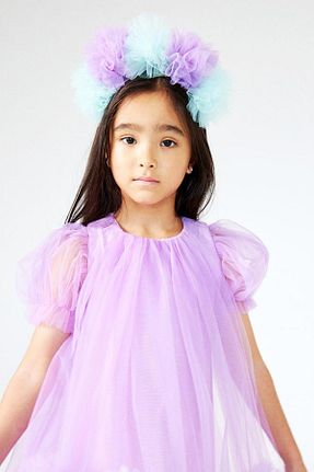 تاج بنفش بچه گانه پلاستیک Le Mabelle - کد 827815585
