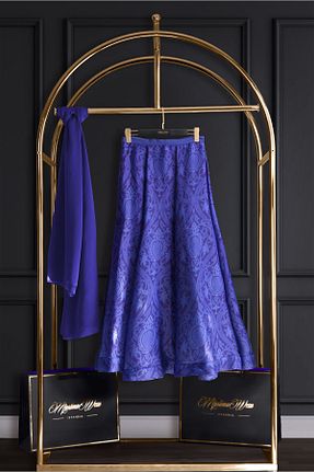 دامن حجاب بنفش زنانه کلوش Muslima Wear - کد 905364129