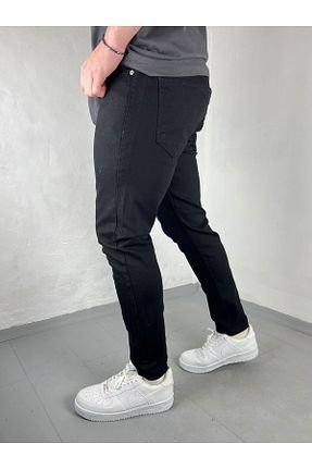 شلوار مشکی مردانه جین OVERİSE - کد 905389740
