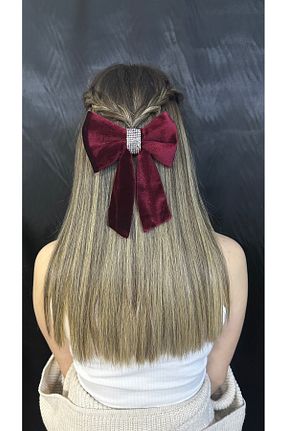 گیره سر زرشکی زنانه MegssStore - کد 905393644
