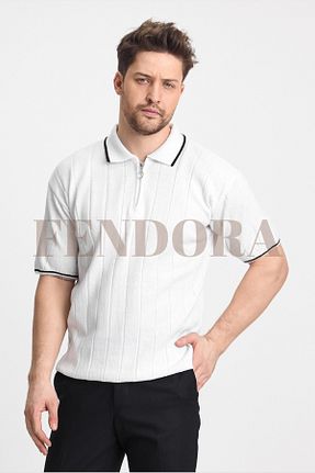 پولوشرت رنگی مردانه تریکو Fendora - کد 905404330