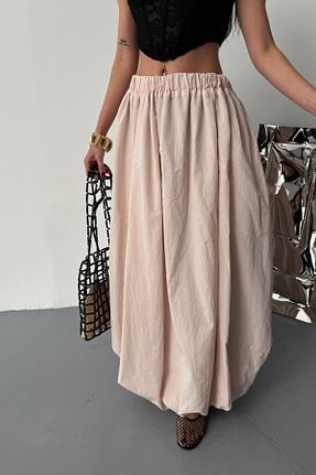 دامن طوسی زنانه پارچه MAGGAZA - کد 905405485