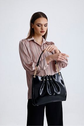کیف دوشی مشکی زنانه چرم مصنوعی Evident - کد 899907024