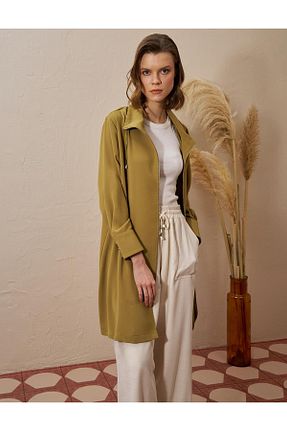 کلاه و ابایا خاکی زنانه بافتنی Kayra - کد 905450823
