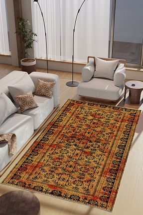 فرش نارنجی زیره ضد لغزش Charmbi - کد 905470035