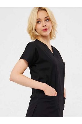 پیراهن مشکی زنانه اورسایز DOCE ELEGANTE - کد 917390455