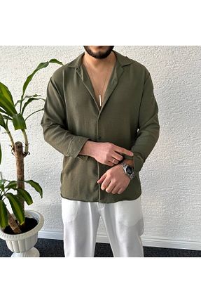 پیراهن خاکی زنانه گشاد tetramoda - کد 905501700