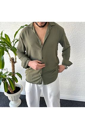 پیراهن خاکی زنانه گشاد tetramoda - کد 905501700