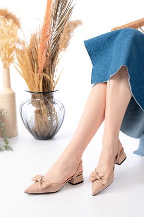 صندل فیروزه ای زنانه پاشنه پر GİYSONE - کد 917404382