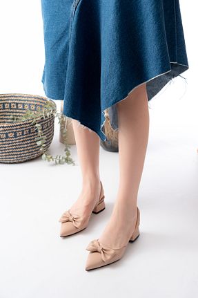 صندل فیروزه ای زنانه پاشنه پر GİYSONE - کد 917404382