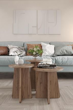 میز جلو مبلی قهوه ای MDF woodaria - کد 905547838