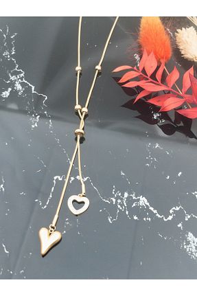 گردنبند استیل ( فولاد ) طلائی زنانه استیل ضد زنگ Siya Silver - کد 855605225