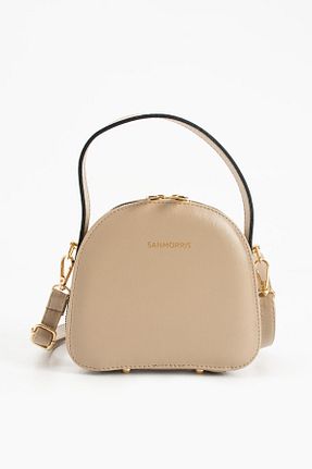 کیف دوشی بژ زنانه چرم مصنوعی Çanta Trend - کد 905561337