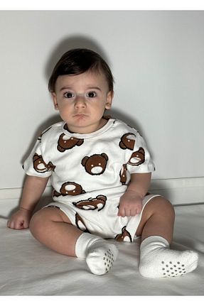 ست لباس راحتی رنگی بچه گانه طرح حیوانات Drop Kids - کد 917441188