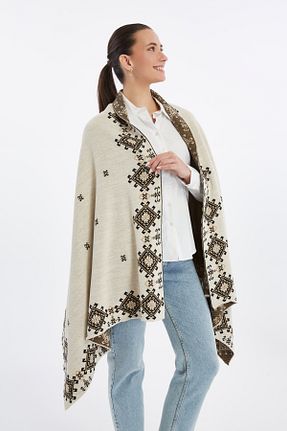 شال طوسی زنانه اکریلیک panşalço - کد 761521804
