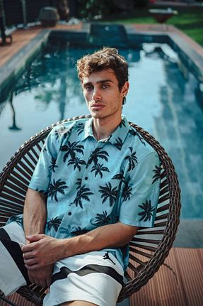پیراهن سبز زنانه اورسایز İLKCET MODA - کد 846266330