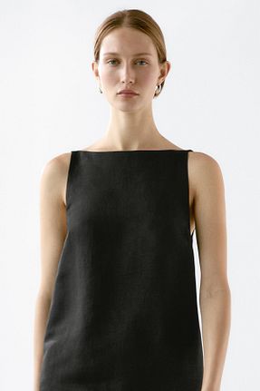 لباس مشکی زنانه بافتنی Massimo Dutti - کد 905605740