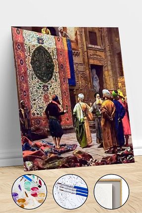تابلو رنگی کنواس kendinyaphobi - کد 167987656